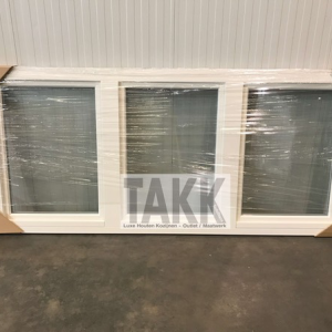 Kozijn 3 x draai-kiep - 2200 x 1100 ( B x H ) - Triple glas  - Ecoframe PLUS